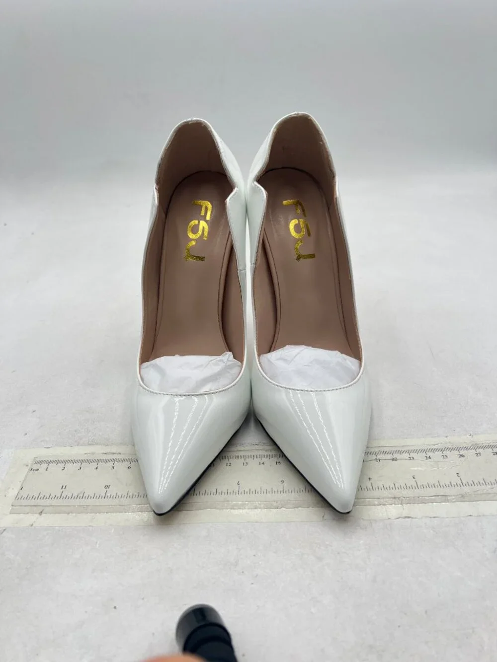 FSJ White Pointed Toe High Heels Sexy Stiletto Pumps Office Lady Casual Shoes